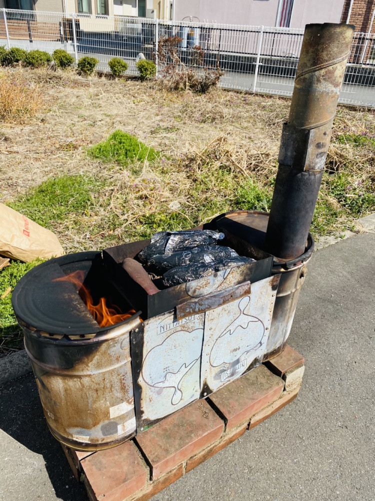 こもれび・こもれび座間弐号館　焼きいも大会！